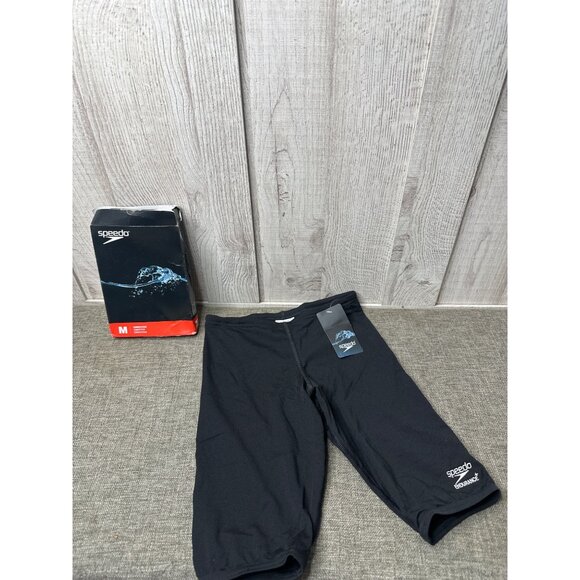 Speedo Youth Endurance+ Jammer Swim Shorts Black Size 26 M Competitive Swimwear